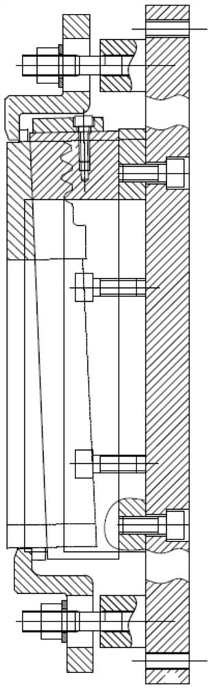 Machining method for assembling surface of dehumidifying blade