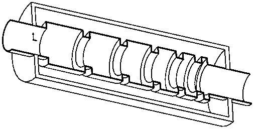 Gradient grating phase change heat accumulator