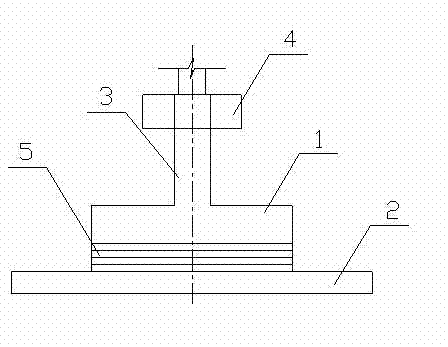 Construction spreading foundation adaptive to filled ground settlement and construction method