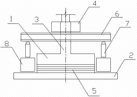 Construction spreading foundation adaptive to filled ground settlement and construction method