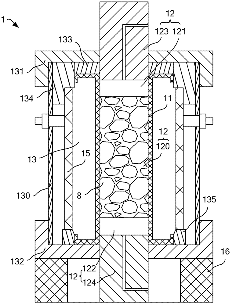 Rock-soil rheological test method