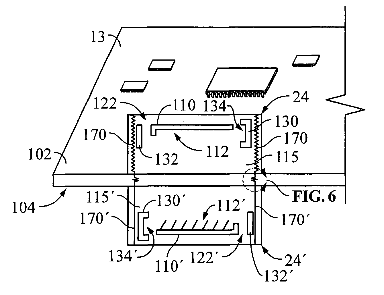 Raised Serial Advanced Technology Attachment (SATA) connector for high-density mounting on a printed circuit board (PCB)