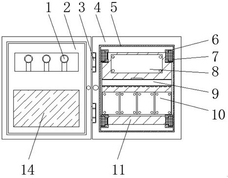 Power distribution cabinet convenient to install