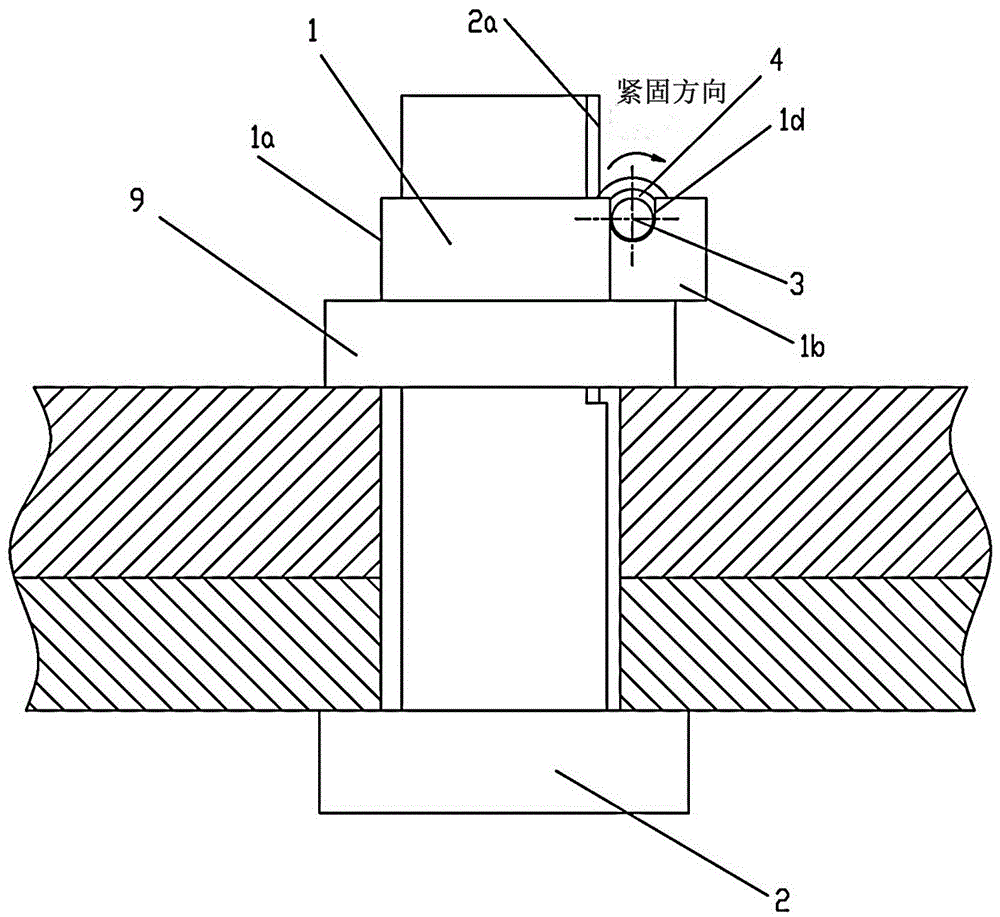 A side fastening device for tin bath bottom brick with tooth meshing