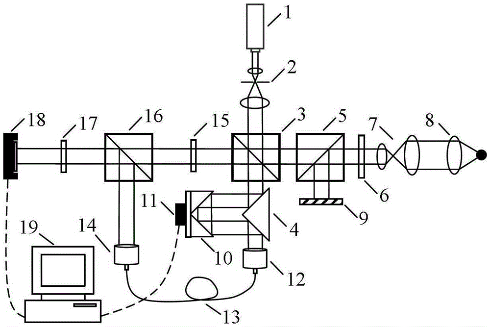 Measuring instrument and measuring method for micro-spherical surface profile detection