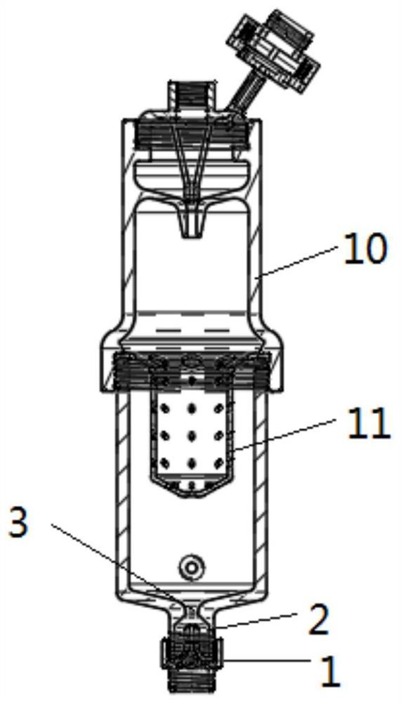 Micro-nano foaming mechanism and micro-nano bubble water device