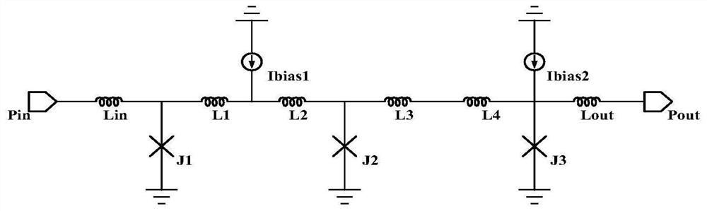 Superconducting amplifying circuit