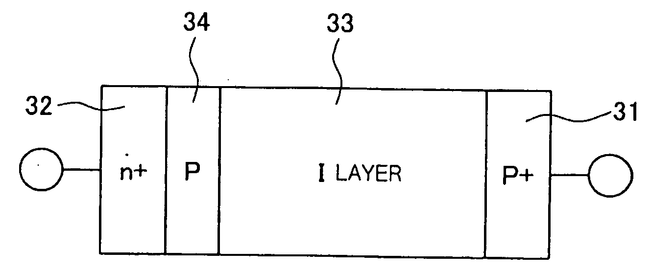 High frequency diode and method for producing same