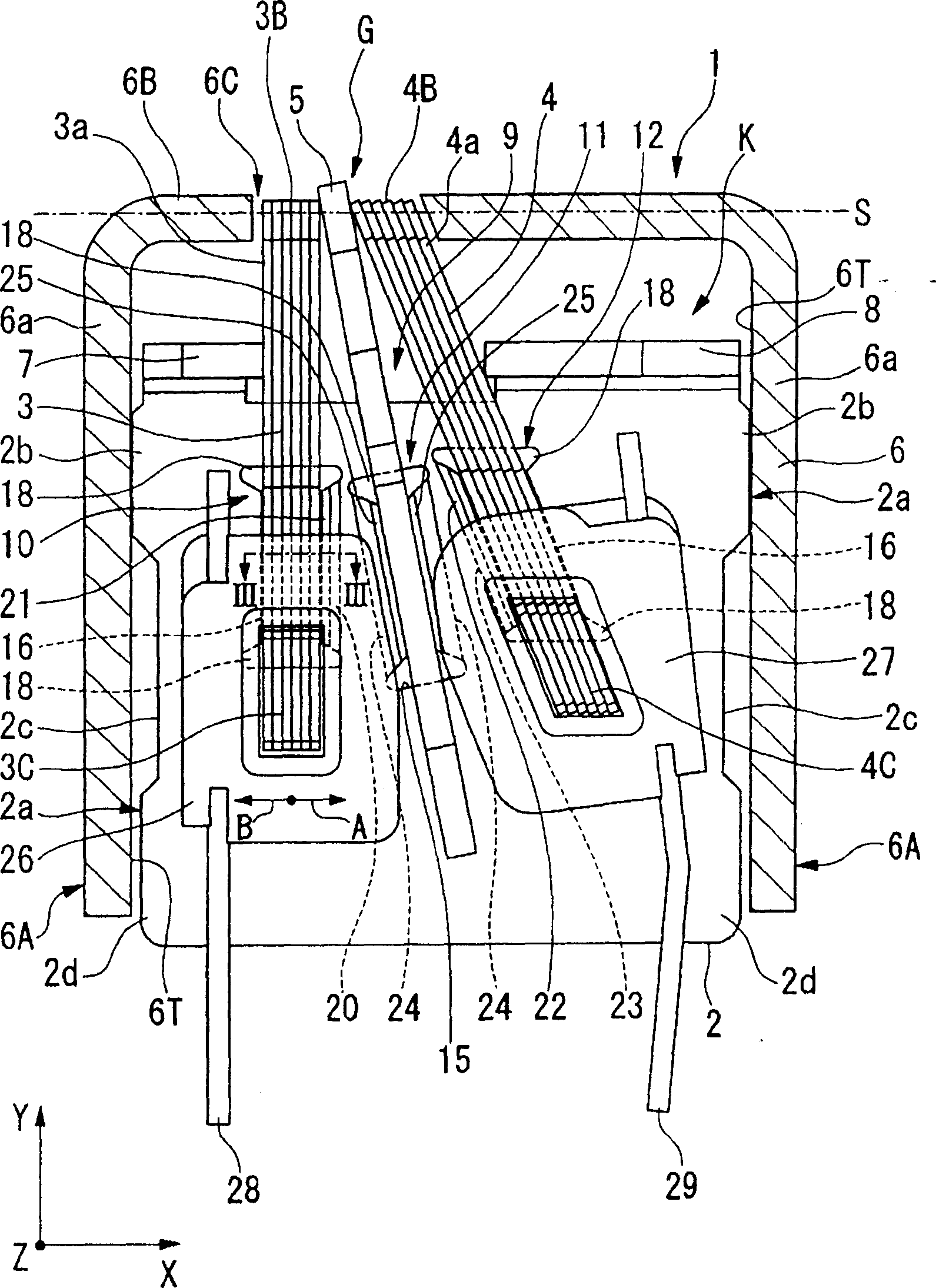 Magnetic head, magnetic head apparatus and shielded enclosure