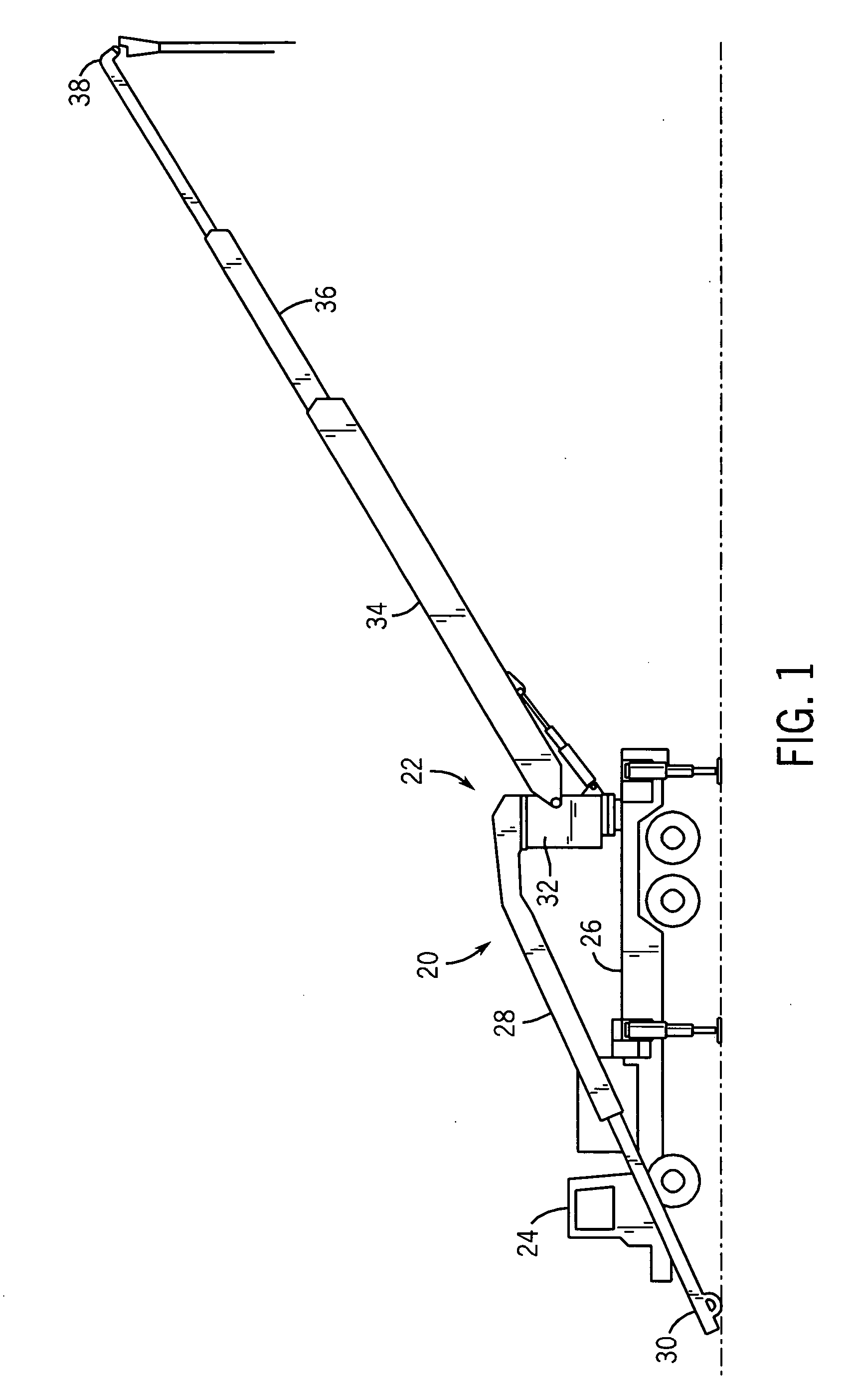 Vertical outrigger leg