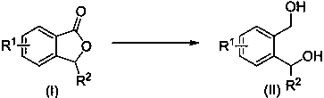 Method for synthesizing o-benzenedicarbinol derivative