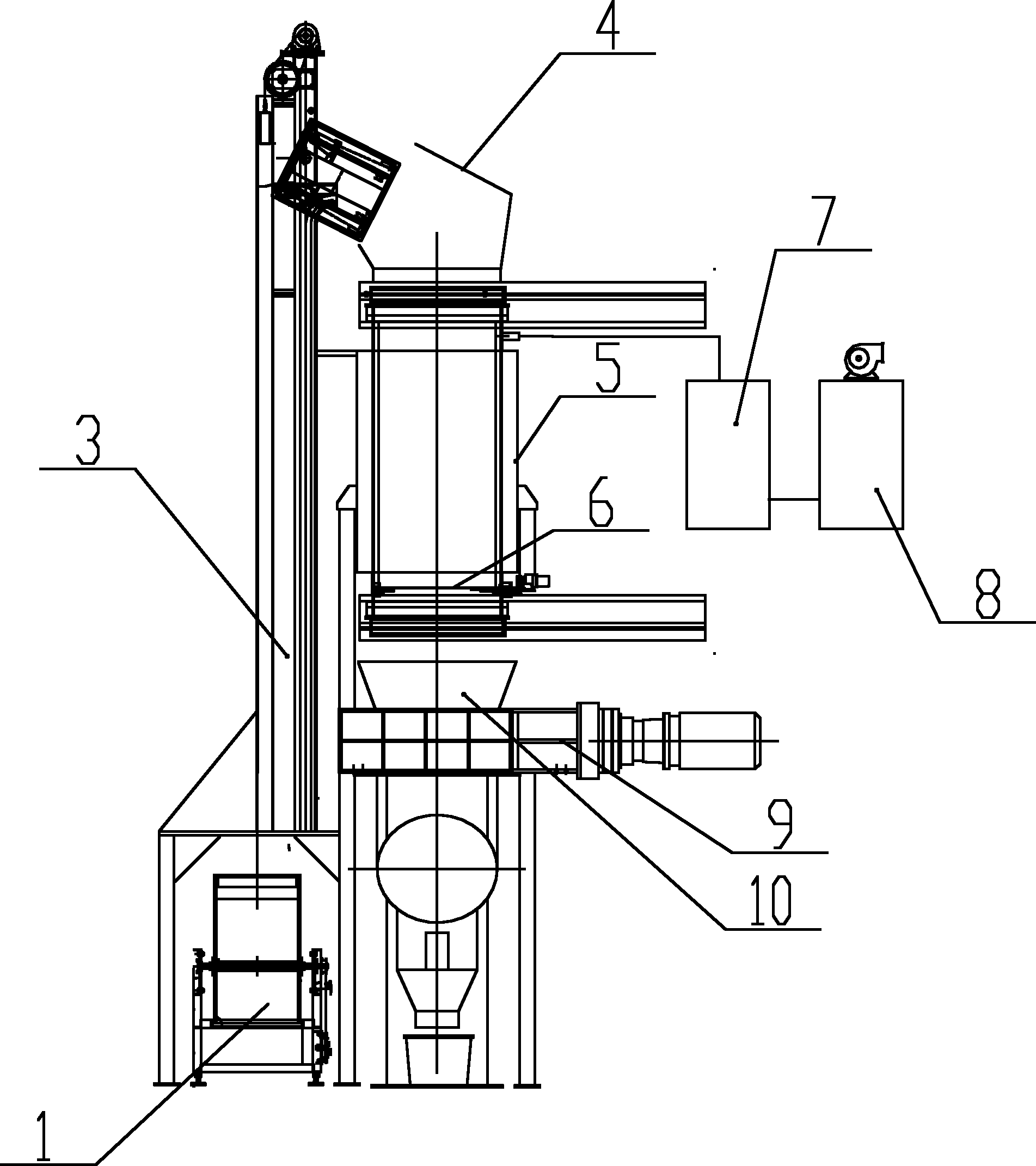 Innocent treatment device for medicinal wastes