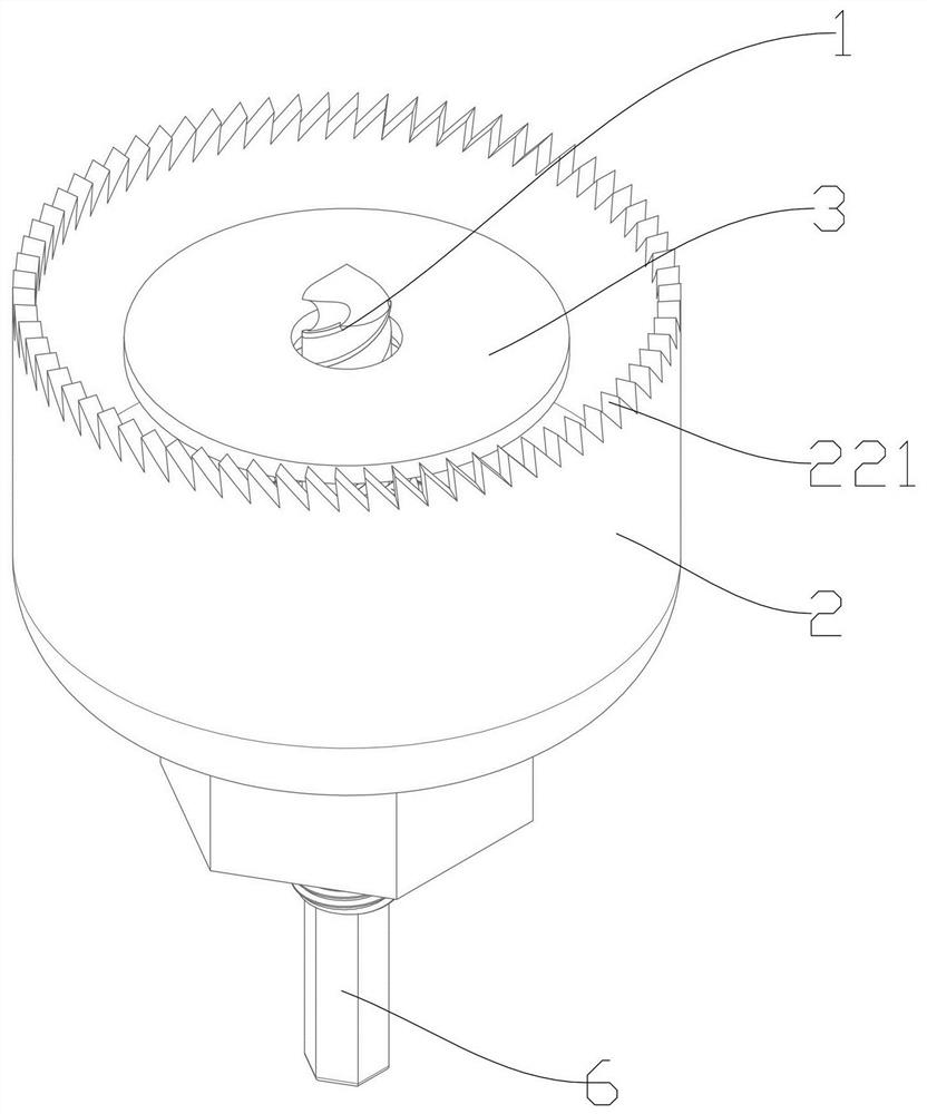 Tapper with waste ejection structure