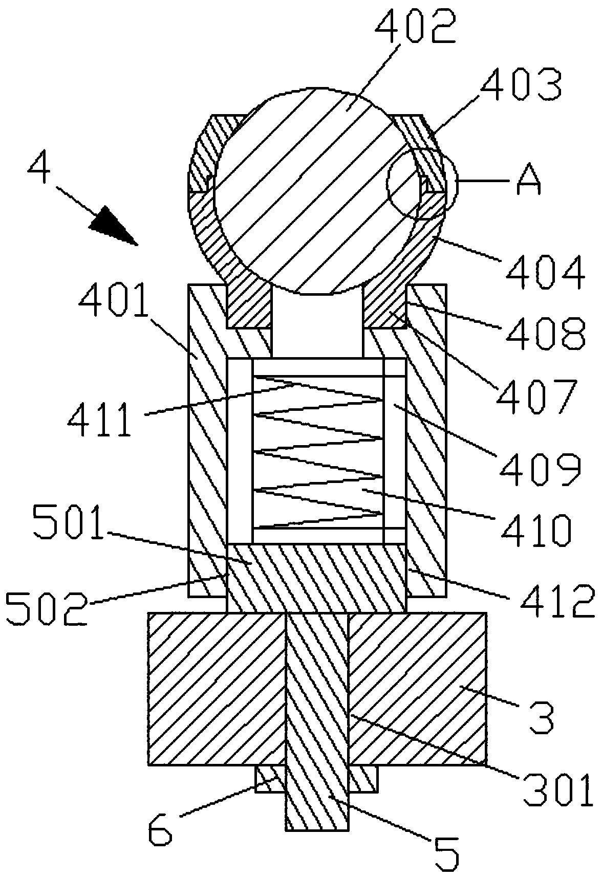 Glass substrate operating platform with clamping devices