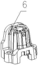 A non-metallic control box limiter assembly