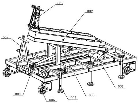 Airplane control surface gap measuring device