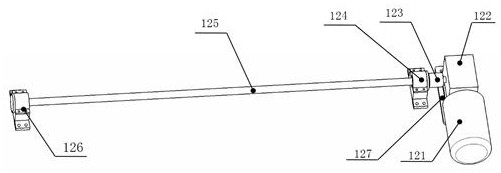 Airplane control surface gap measuring device