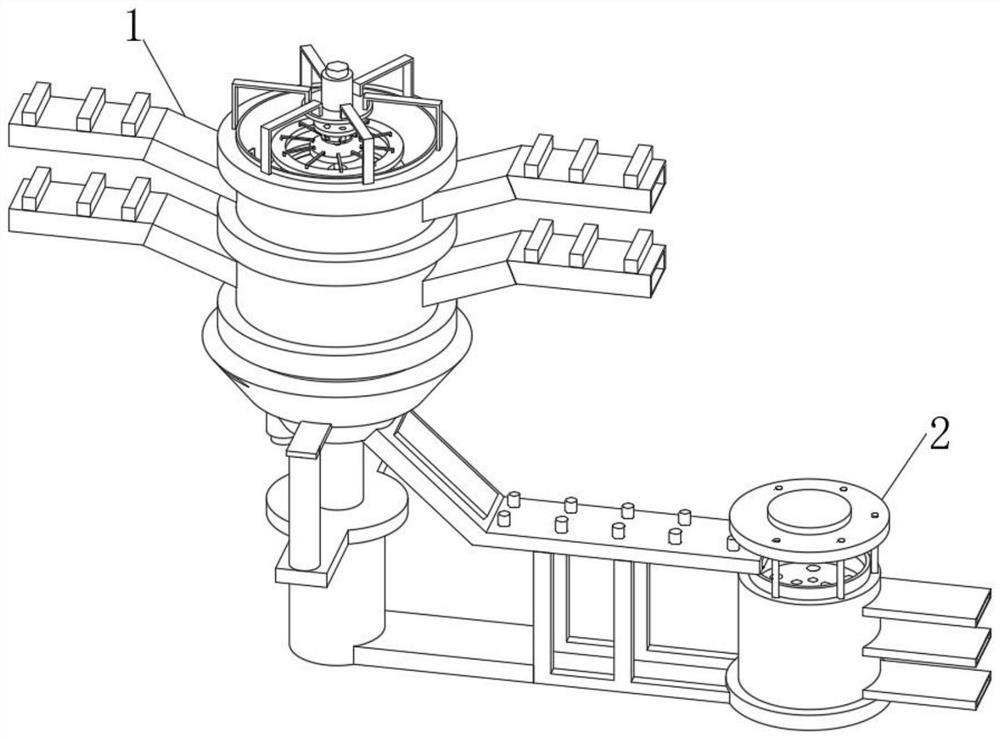 Linolenic acid formula goat milk powder and production device and method thereof