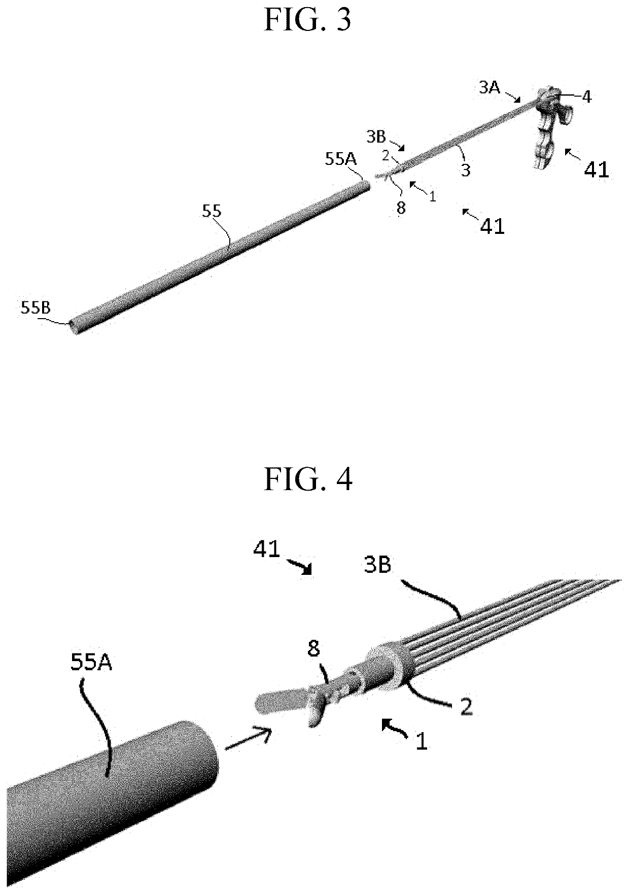 Fairing for free scar instrument and method