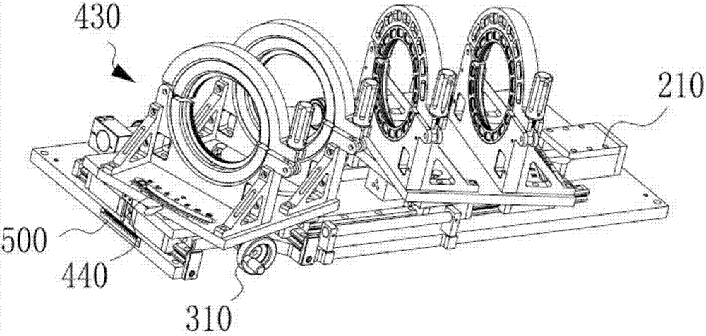 Composite pipe welding mechanism