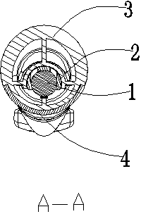 Electric toothbrush vibration structure