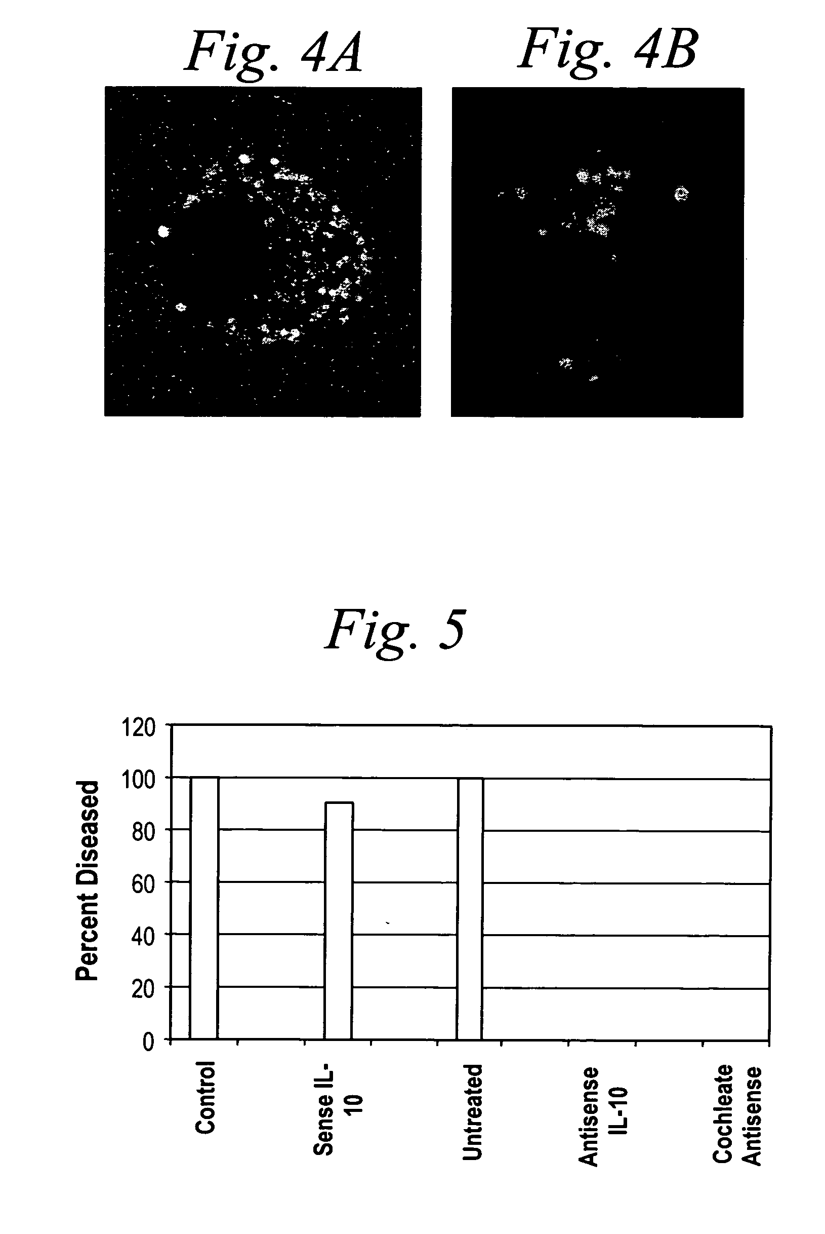 Cochleate compositions directed against expression of proteins