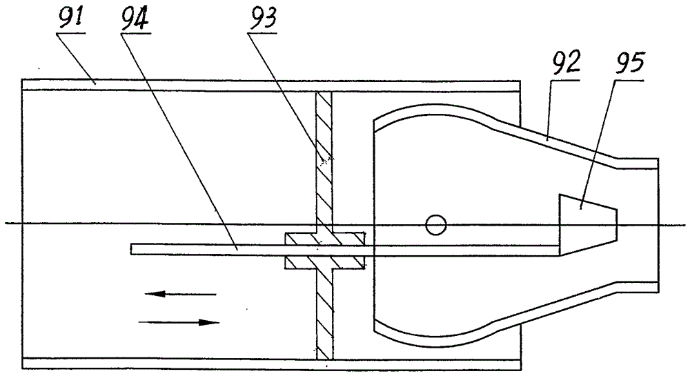 The method of adjusting the cross-sectional area of ​​the nozzle to keep the wind speed constant