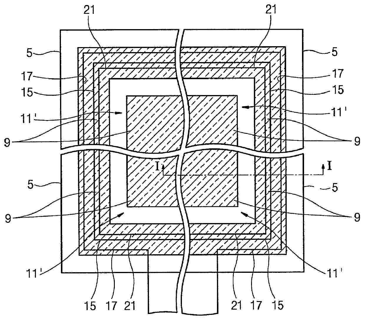 Bonding pad structure of a semiconductor device and method of fabricating the same