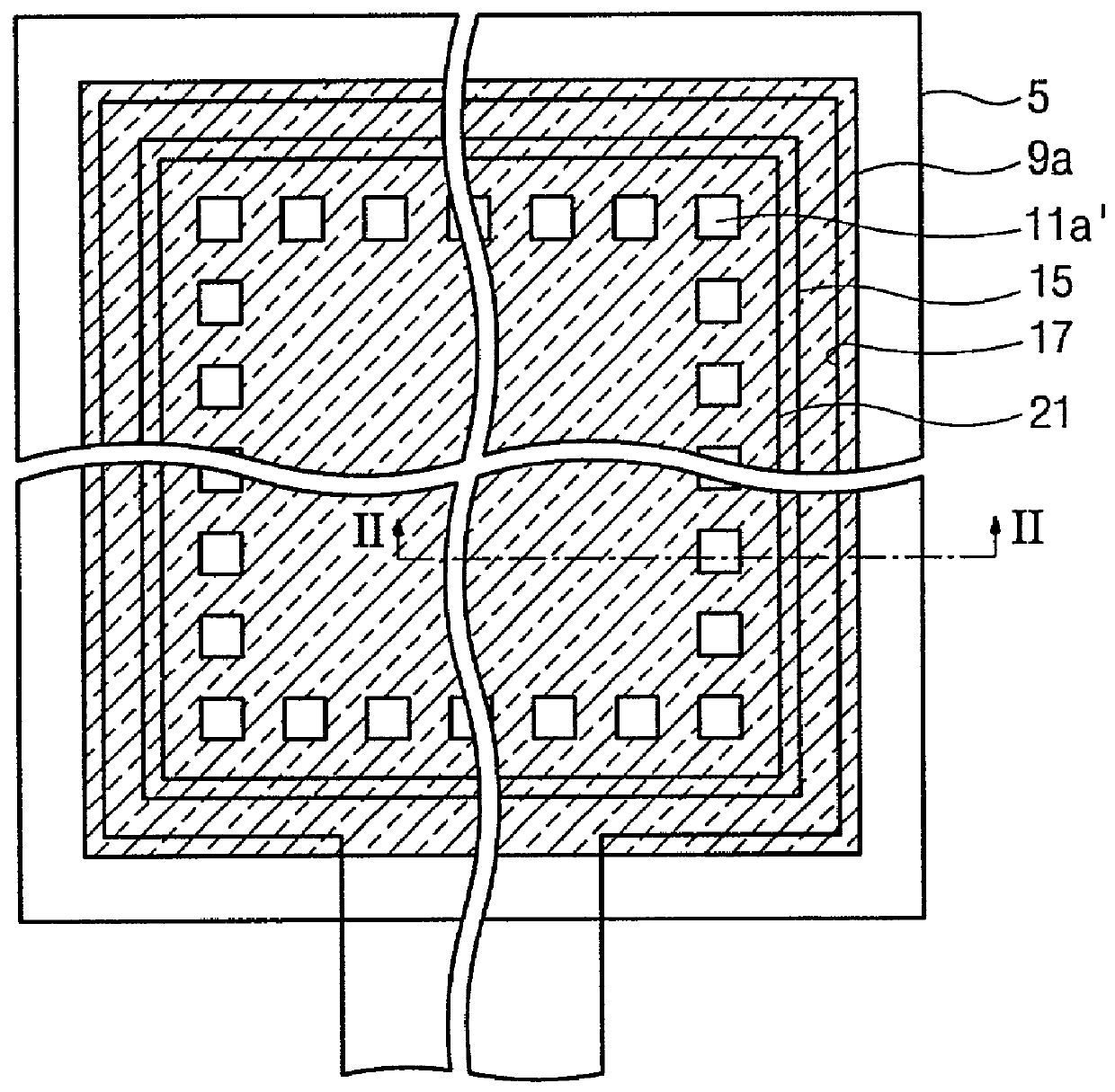 Bonding pad structure of a semiconductor device and method of fabricating the same