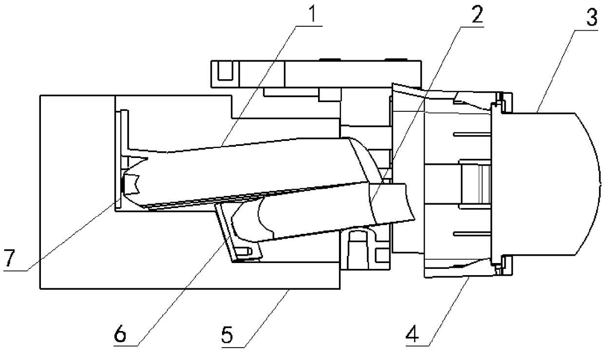 A LED light source lamp module