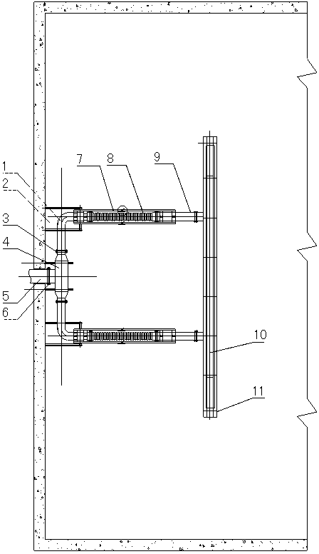 Method for constructing large pontoon-type decanter