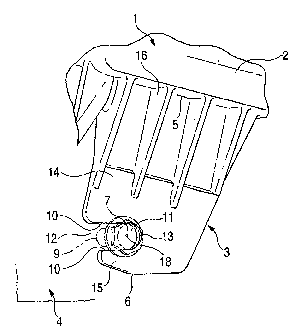 Mounting bracket structure