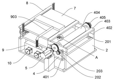 Non-woven fabric roll inspection metering device