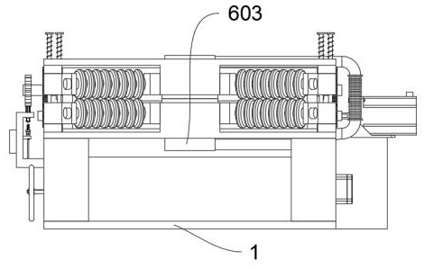 Non-woven fabric roll inspection metering device