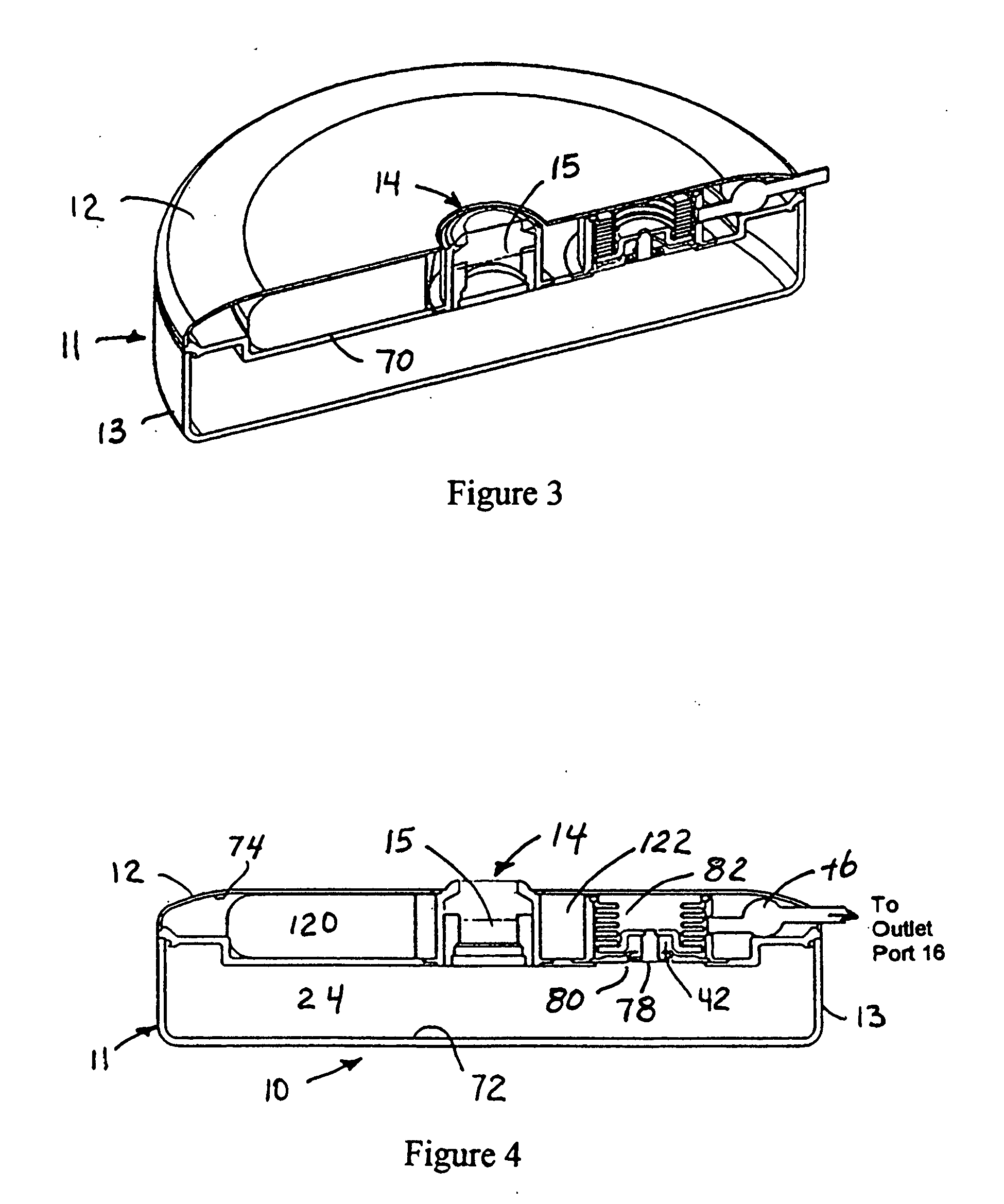 Implantable medication delivery device using pressure regulator