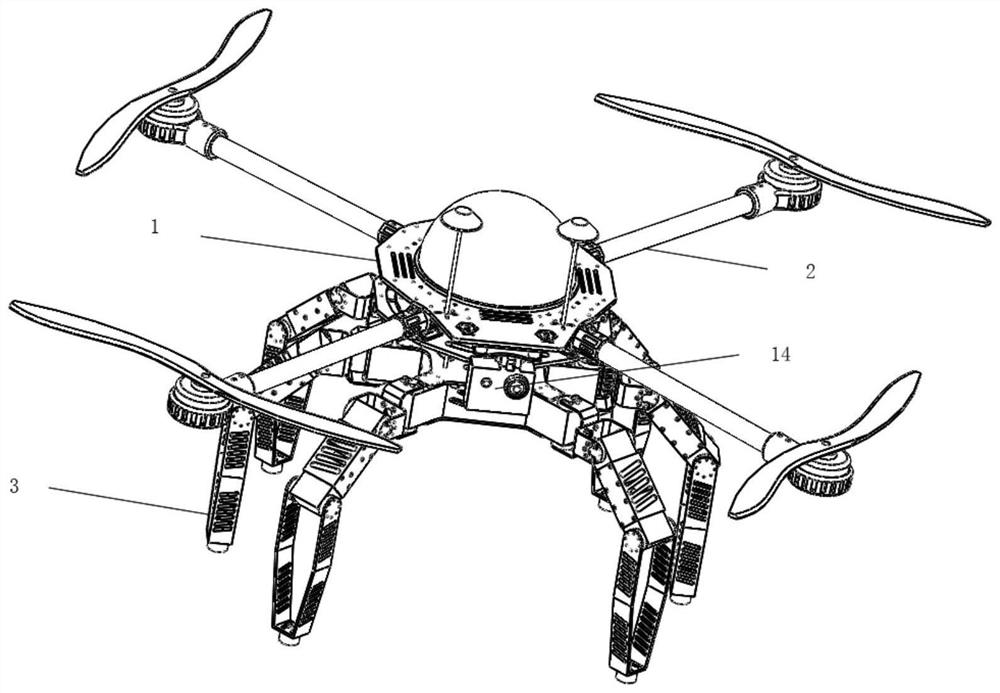 Air-ground dual-purpose hexapod robot