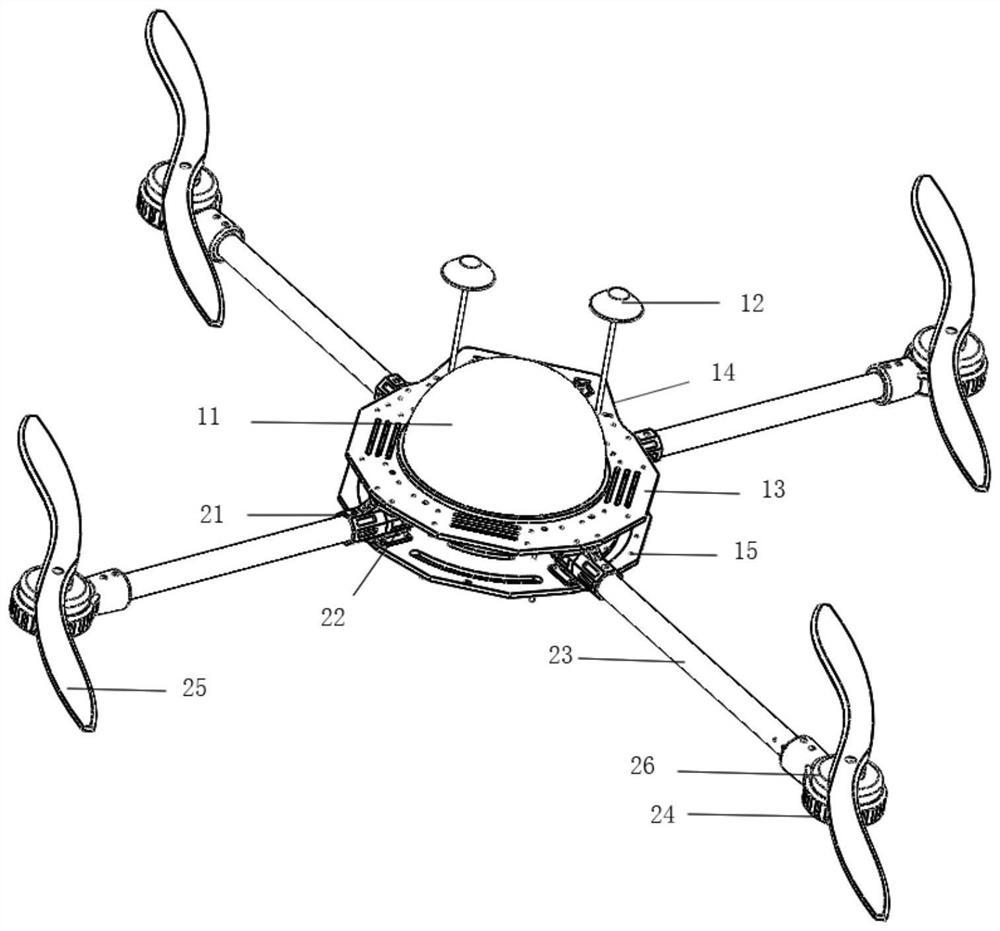 Air-ground dual-purpose hexapod robot