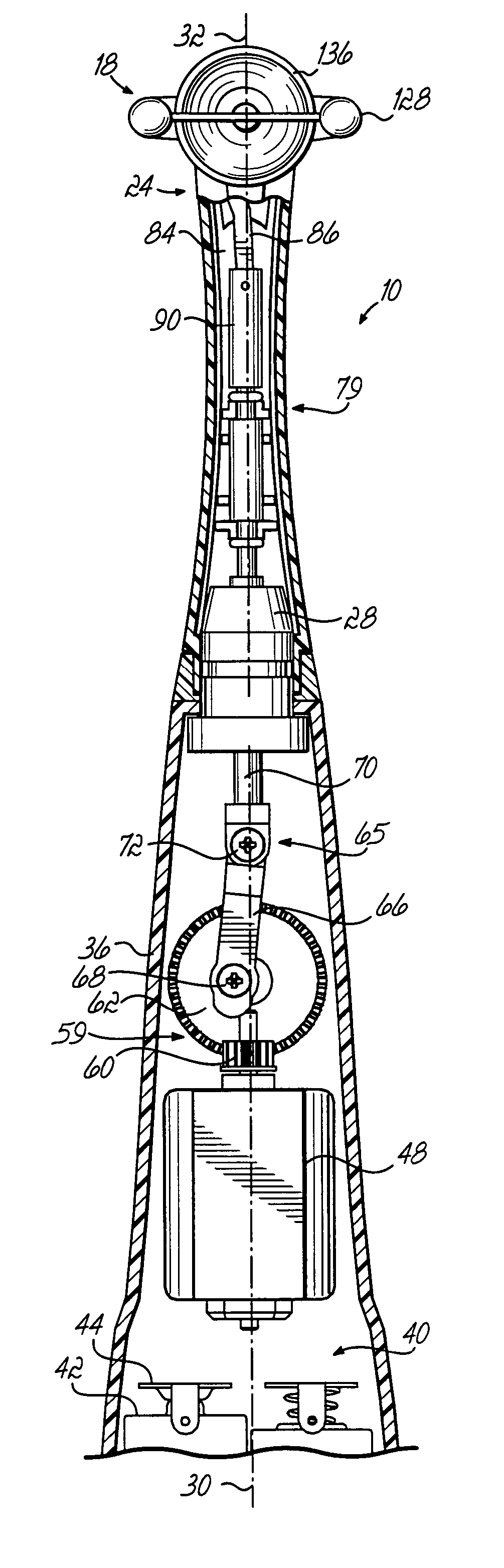 Motorized flosser and associated method of use