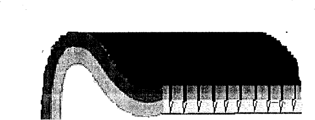 Dry-touch wet permeability intelligent knitted fabric and making technique thereof