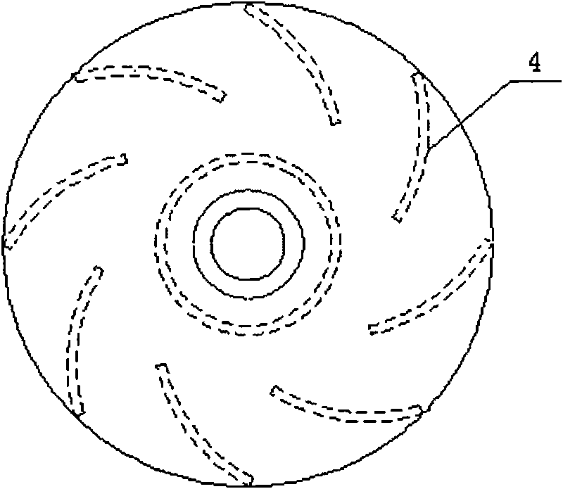 Stirring propeller for sucking and dispersing easy-to-self-polymerized gas