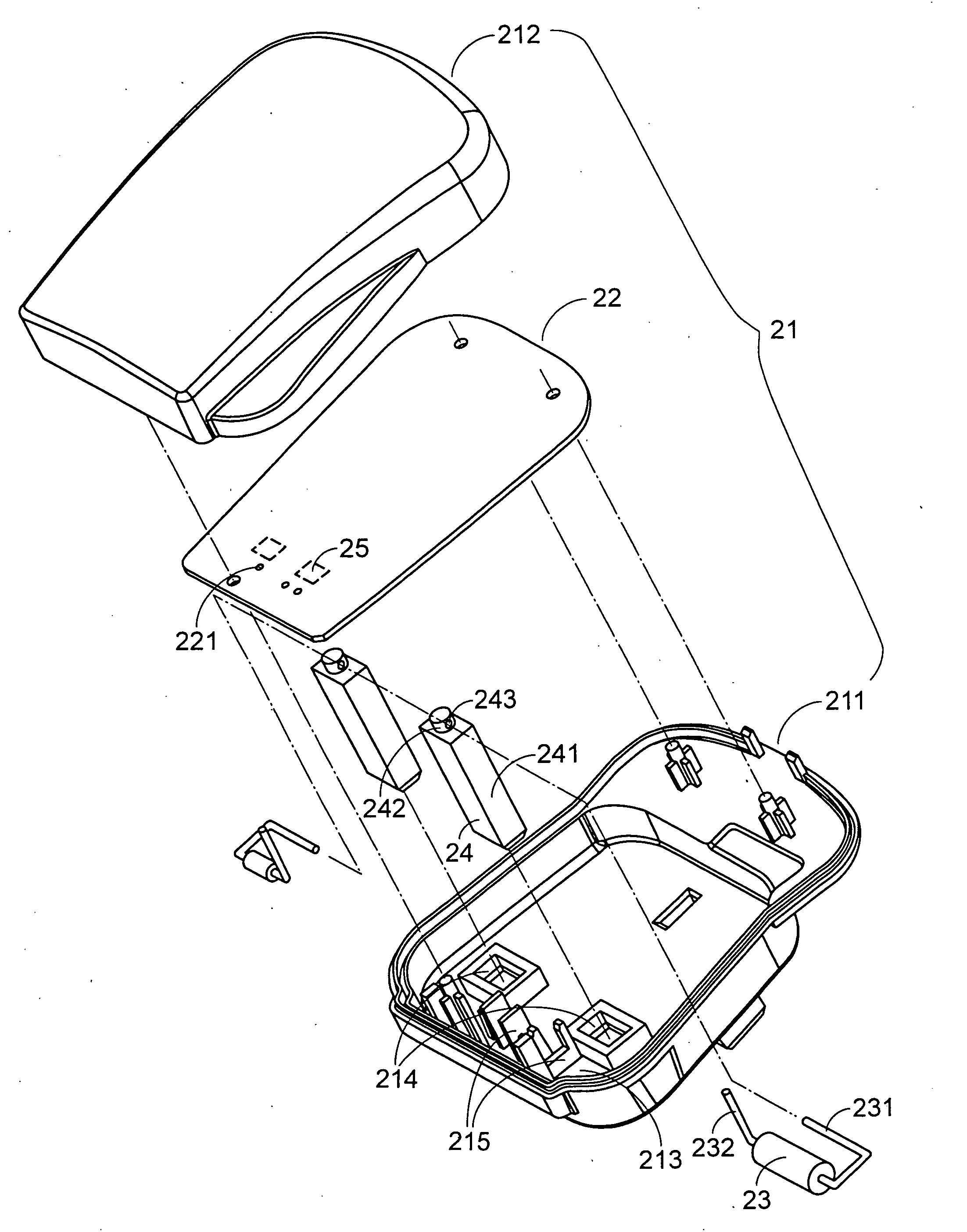 Assembling structure of electronic apparatus and assembling method thereof