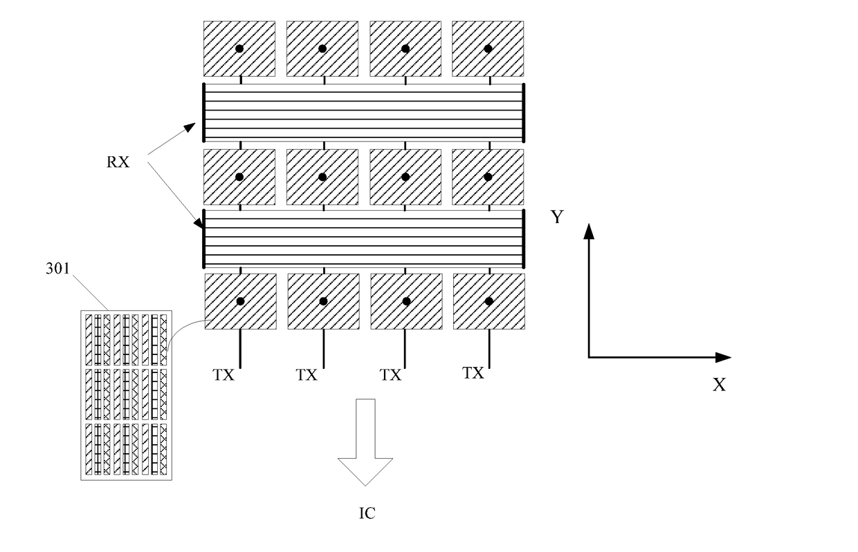 Array substrate for capacitive in-cell touch panel and method for driving the same, related display panels, and related display apparatus