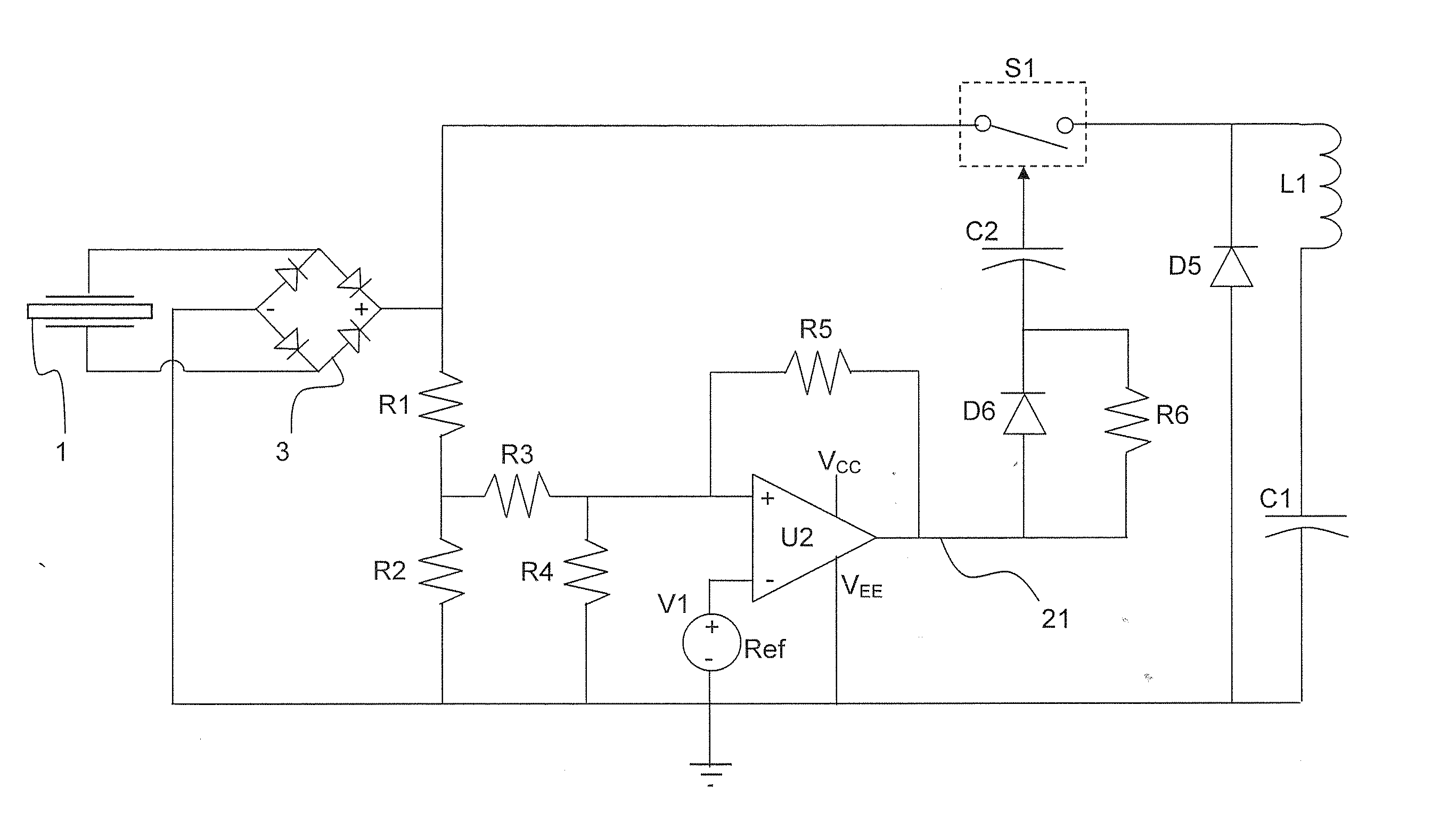 Method for discharging capacitive loads