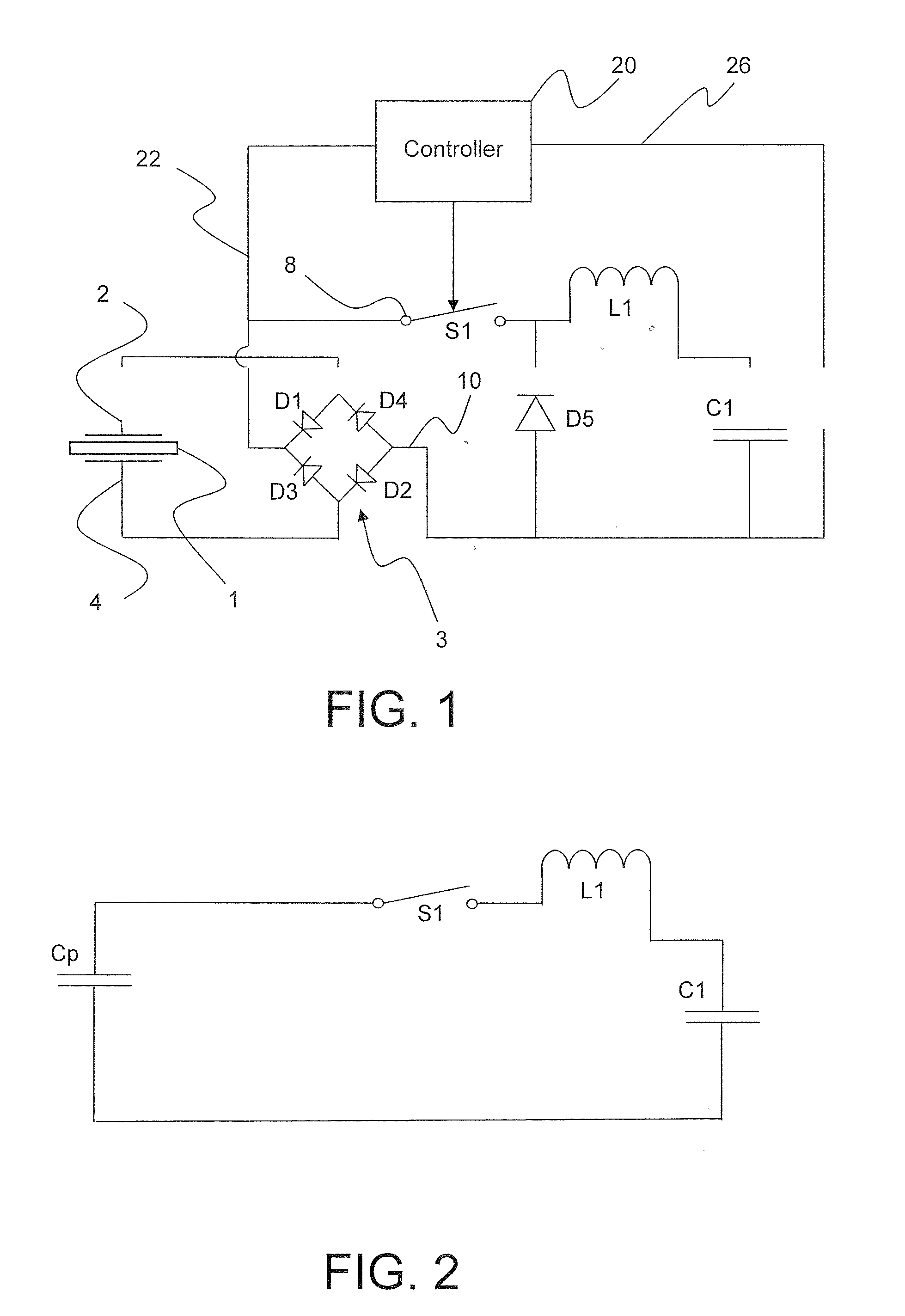 Method for discharging capacitive loads