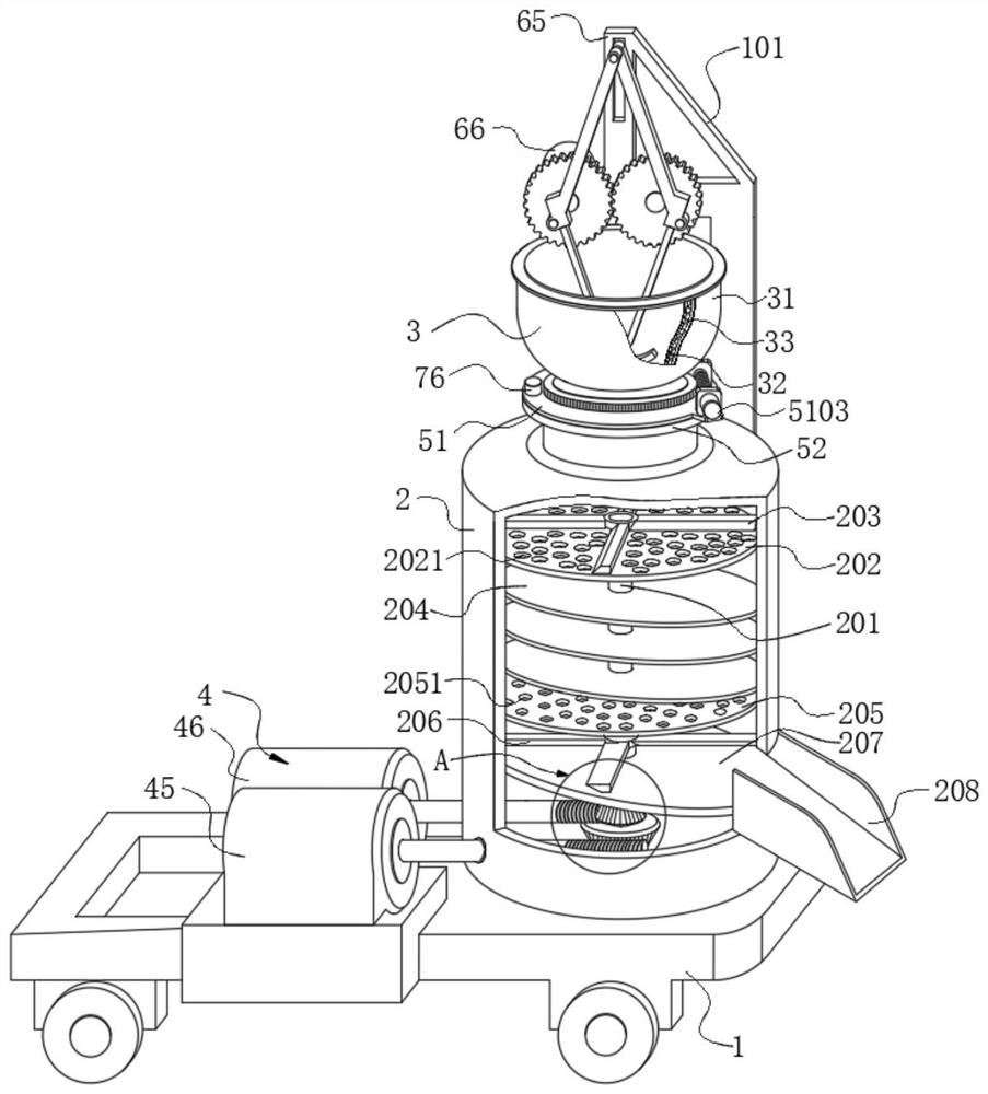 Production process of functional shrimp and crab starter feed and intelligent production equipment thereof