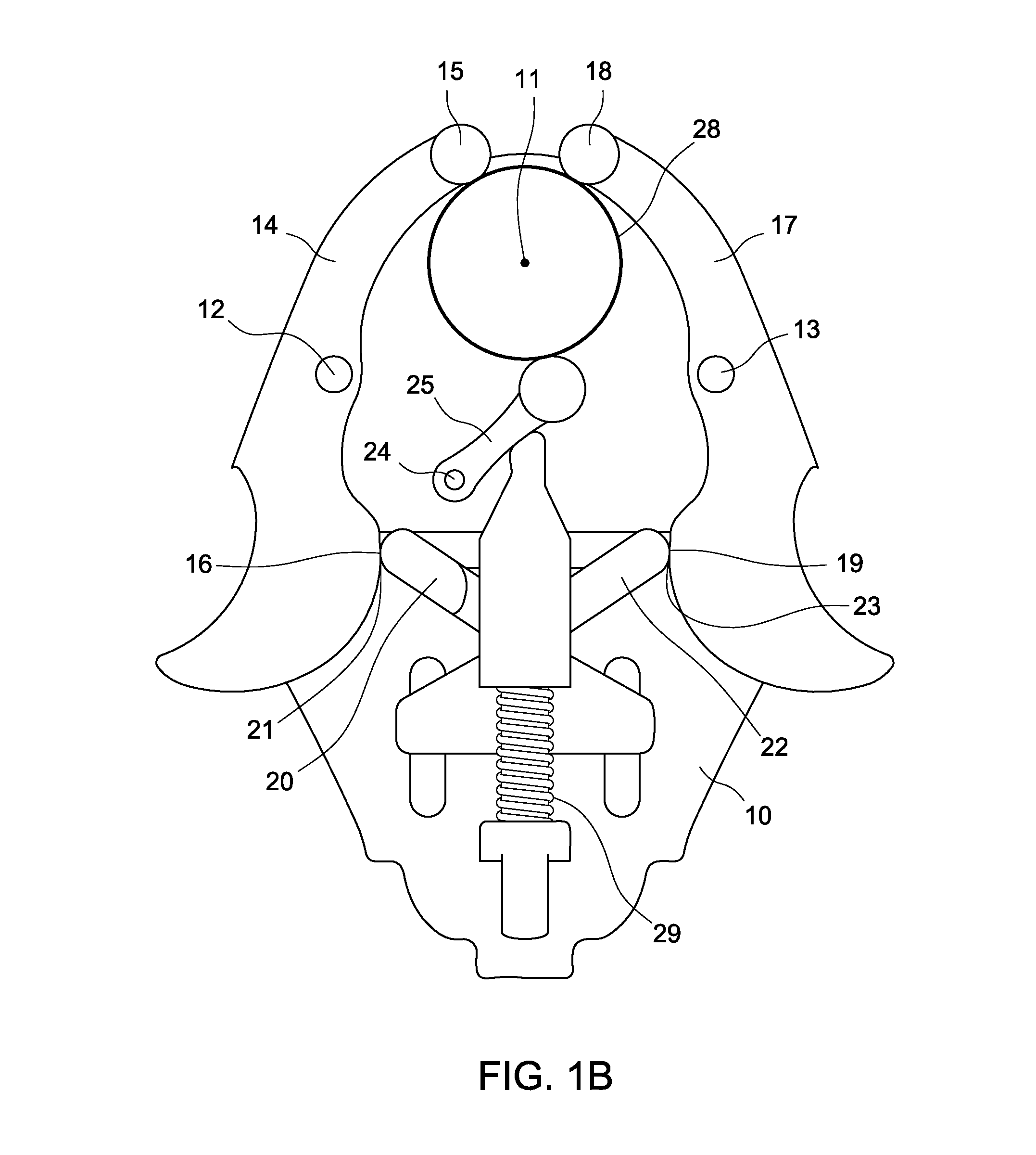 Self-centering mechanism, a clamping device for an electronic device and means for their integration