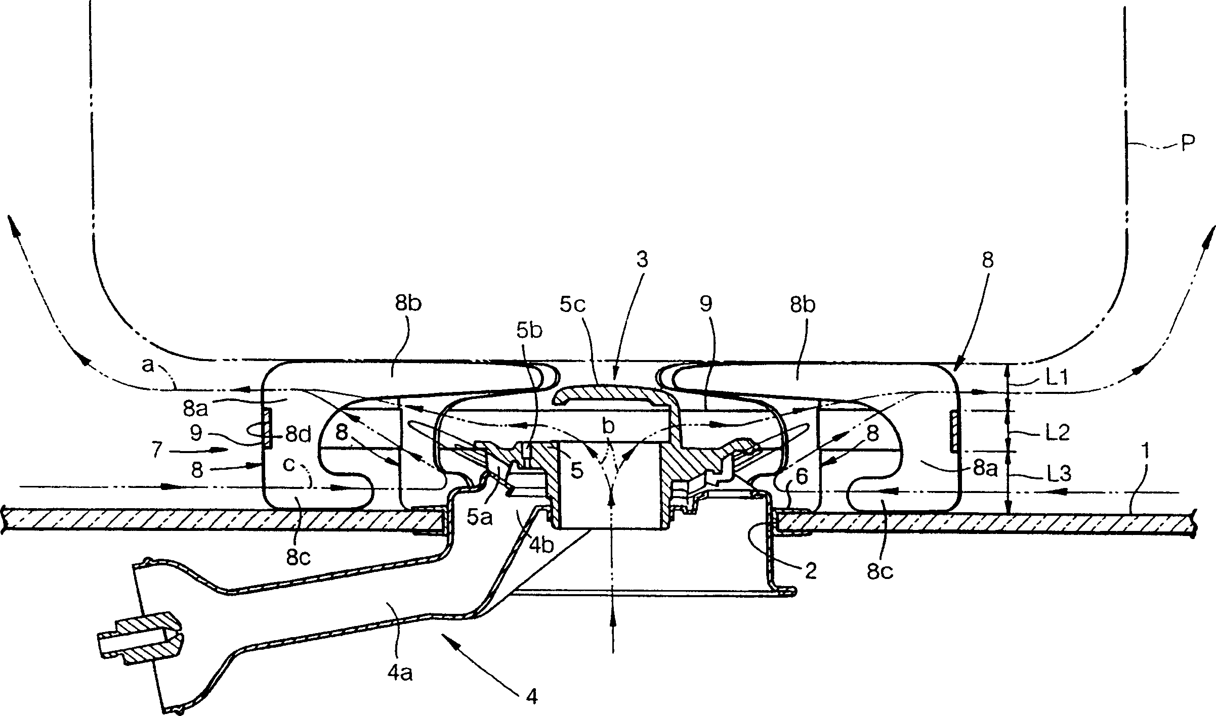 Flame stand for stove and glass plate stove