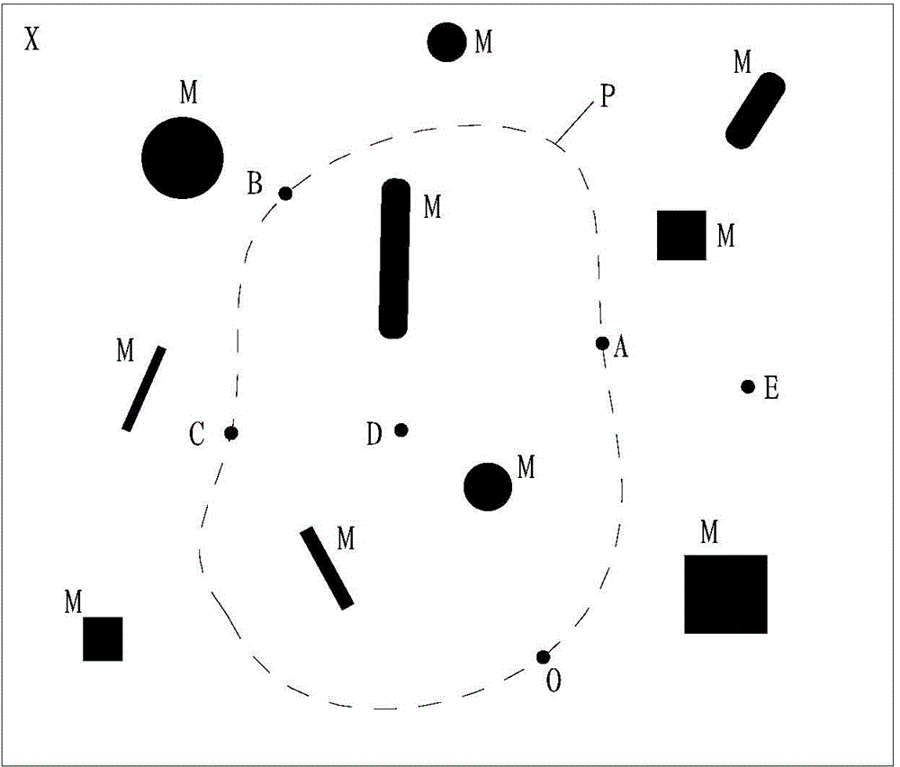 Map construction method utilizing mobile robot and work method utilizing map