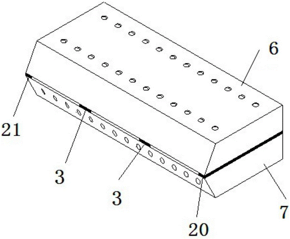 Mould head gasket for extrusion coater, extrusion mould head and extrusion coater