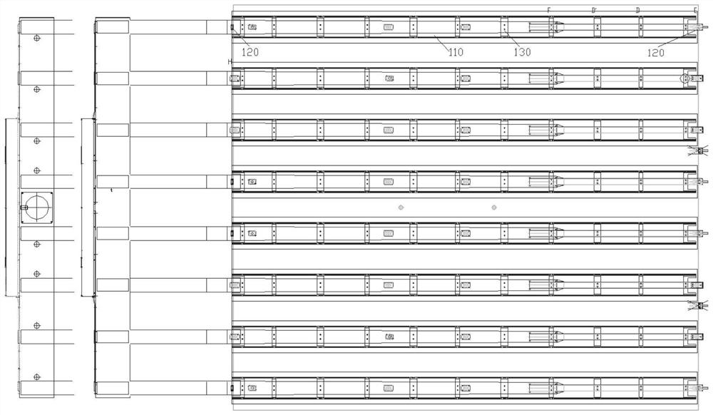 Bearing equipment and arm tooth fork thereof